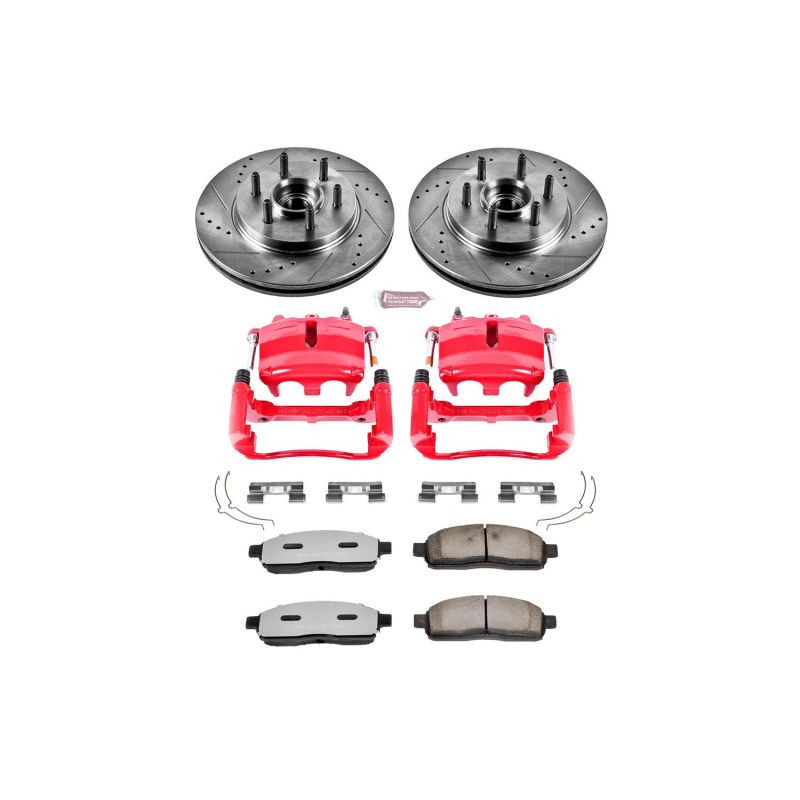 Power Stop 2004 Ford F-150 Front Z36 Truck & Tow Kit w/Cals - KC1939-36 ...