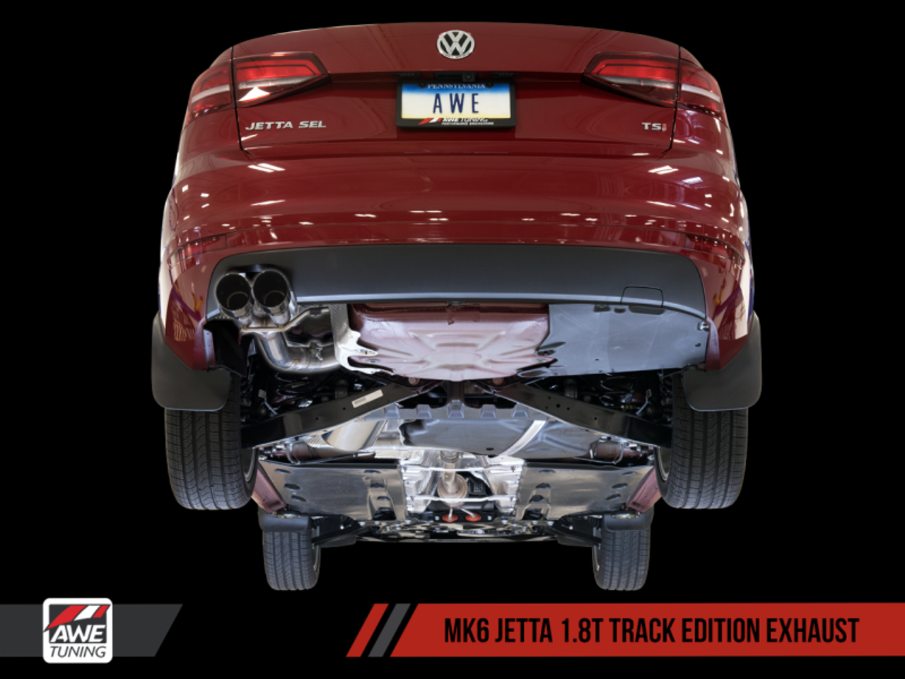 AWE Tuning Mk6 GLI 2.0T Mk6 Jetta 1.8T Track Edition Exhaust Diamond Black Tips 3020 23028 Exo Performance Canada