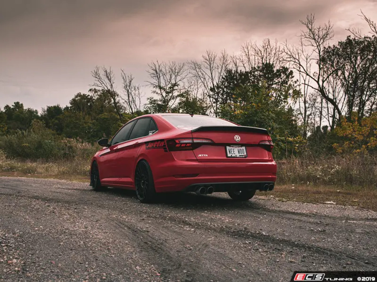 MK7 Jetta Trunk Spoiler - Carbon Fiber - ES#3660008