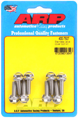 ARP Valve Cover Stainless Steel 1/4in x 20 Hex Bolt Kit (8/pkg) - 400-7507 Photo - Primary
