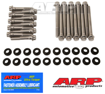 ARP SB Ford w/ W Heads SS 12pt Head Bolt Kit - 454-3705 Photo - Primary