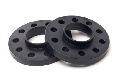 H&R Trak+ 8mm DR Wheel Spacers Bolt 5/112 Center Bore 57.1 Bolt Thread 14x1.5 - Black (Front Axle) - 1655577SW Photo - Primary