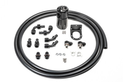 Radium Engineering Single Catch Can 8AN Kit Fluid Lock - 20-1808-FL Photo - Primary