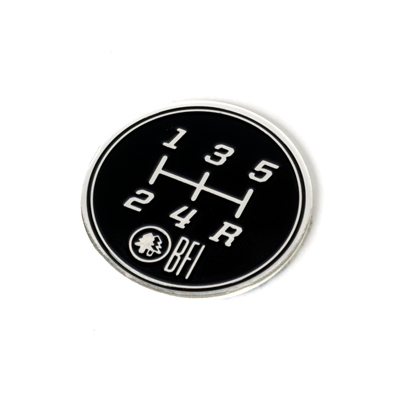 5-SPEED GATE PATTERN COIN FOR HEAVY WEIGHT SHIFT KNOBS (LONGITUDINAL) - IBFI1009