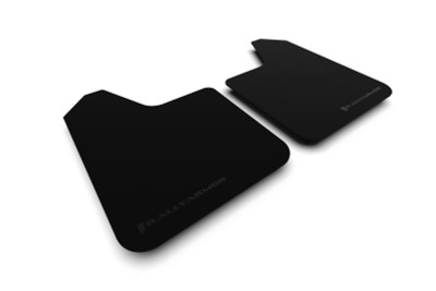 Rally Armor Universal Basic Mud Flap w/ Black Logo - Pair - MF12-BAS-BLK-LRT Photo - Primary