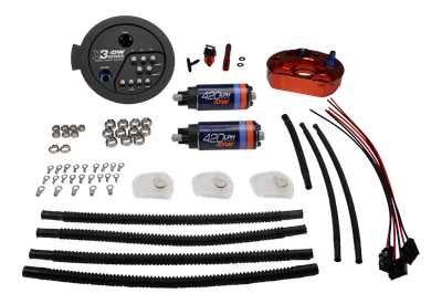 DeatschWerks 20-24 A90/91 Toyota Supra/G8X BMW M3/M4 Fuel Pump Module w/Dual DW420s - 9-422-7080 Photo - Primary