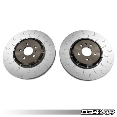 2-Piece Floating Front Brake Rotor Upgrade Kit for Audi B9/B9.5 RS5 & 4M/4M.5 Q7/Q8 - 034-301-1010