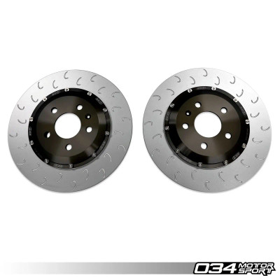 2-Piece Floating Rear Brake Rotor Upgrade Kit for Audi B9/B9.5 RS4/RS5 - 034-301-2010