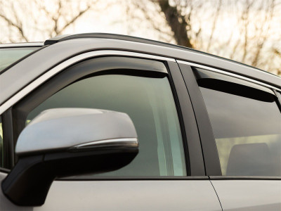 WeatherTech 20-25 Ford Escape (Incl. Hybrid) Rear Side Window Deflectors - Dark Tint - 81949IM Photo - Primary