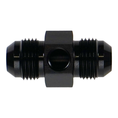 DeatschWerks 8AN Male Flare Gauge Adapter with 1/8in Gauge Port - 6-02-0771-B Photo - Primary