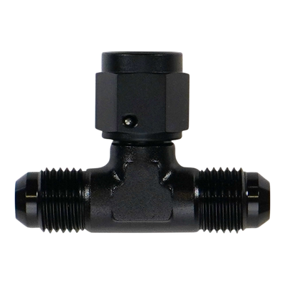 DeatschWerks 6AN Male Flare to Female Flare Swivel Tee on 90 - 6-02-0777-B Photo - Primary