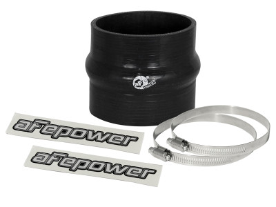 afe Magnum FORCE Intake Coupling Kit (3-1/4IN ID to 3-1/8IN ID x 3IN L)Straight Coupler w Hump Black - 59-00066 Photo - Primary