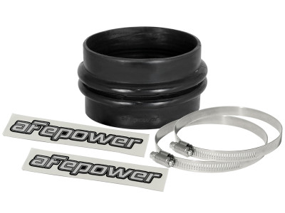 afe Magnum FORCE Intake Coupling Kit (3-3/4 IN ID x 2-1/2 IN L) Straight Bellow-Coupler - Black - 59-00084 Photo - Primary