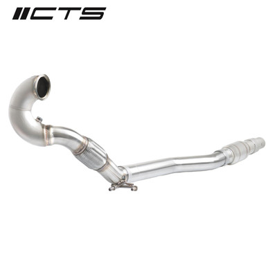 CTS Turbo MQB VW Tiguan and Audi Q3 AWD 1.8T/2.0T High-Flow Cat - CTS-EXH-DP-0015-T-CAT