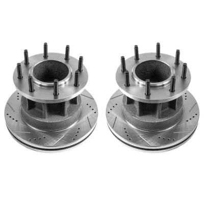 Power Stop 08-2012 Ford F-350 Super Duty Front Drilled & Slotted Rotor - Pair - AR82128XPR Photo - Primary