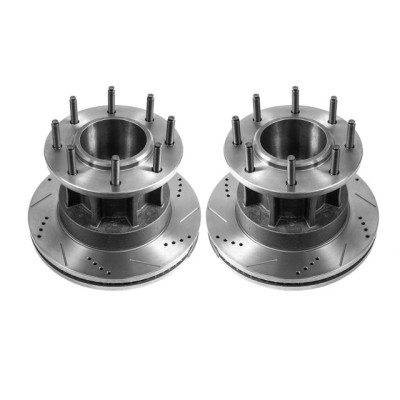 Power Stop 05-07 Ford F-350 Super Duty Front Drilled & Slotted Rotor - Pair - AR85117XPR Photo - Primary
