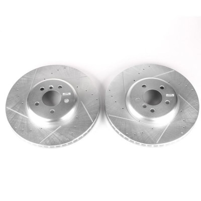 Power Stop 10-15 BMW 750i xDrive Front Drilled & Slotted Rotor - Pair - EBR1220XPR Photo - Primary
