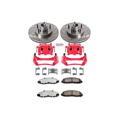 Power Stop 97-98 Ford F-150 Front Z36 Truck & Tow Kit w/Cals - KC1863-36 Photo - Primary