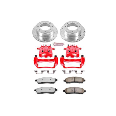 Power Stop 99-00 Ford F-350 Super Duty Rear Z36 Truck&Tow Kit w/Cals - KC1890-36 Photo - Primary