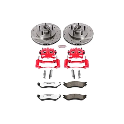 Power Stop 00-02 Lincoln Navigator Front Z36 Truck & Tow Kit w/Cals - KC1916-36 Photo - Primary