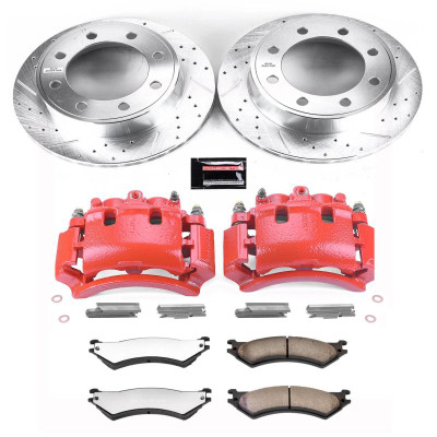 Power Stop 99-07 Ford E-350 Super Duty Rear Z36 Truck&Tow Kit w/Cals - KC5203-36 Photo - Primary