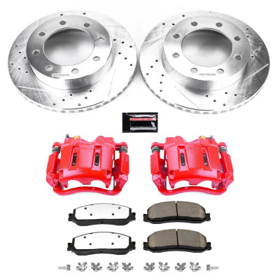 Power Stop 2012 Ford F-350 Super Duty Front Z36 Truck & Tow Brake Kit w/Calipers - KC6545-36 Photo - Primary