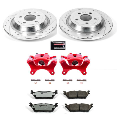 Power Stop 15-17 Ford F-150 Rear Z36 Truck&Tow Kit w/Cals - KC6814-36 Photo - Primary