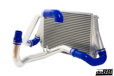 do88 03-11 SAAB 9-3 1.8T/2.0T (B207) BigPack Intercooler Kit w/Blue Hoses - BIG-120-B Photo - Primary