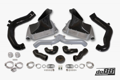 do88 10-12 Porsche 911 Turbo/Turbo S (997.2) BigPack Intercooler Kit w/Silver Pipe + Inlets - BIG-130SI-169 Photo - Primary