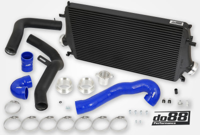 do88 10-11 SAAB NG 9-5 2.0T/Turbo4/Turbo4 BioPower BigPack Intercooler Kit w/Blue Hoses - BIG-320-B Photo - Primary