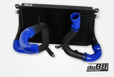 do88 VAG 2.0T EA888 Gen4 (245hp) BigPack Intercooler Kit w/Blue Hoses - BIG-340-2-B Photo - Primary
