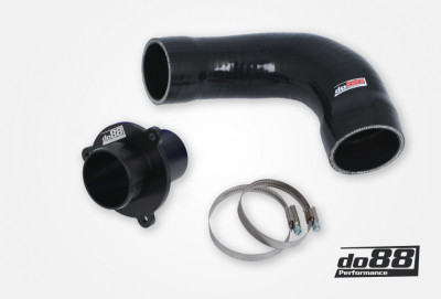 do88 VAG 1.8 2.0 TSI (MQB) Turbo Muffler Delete do88 TR-340 Black Hoses - CP-110S-DO88-2 Photo - Primary