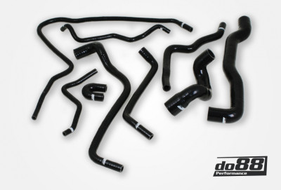 do88 SAAB 9-3 Turbo T7 99-03 Coolant Hoses Black - DO88-KIT101S Photo - Primary