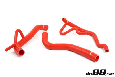 do88 Volvo 940 Turbo 92-98 Coolant Hoses Red - DO88-KIT10R Photo - Primary