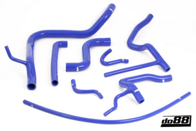 do88 SAAB 900 Turbo T8 81-89 Coolant Hoses Blue - DO88-KIT131B Photo - Primary