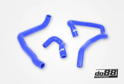do88 Audi/Seat/Volkswagen 2.0T (MQB) Remote Radiator Coolant Hoses (Right) - Blue - DO88-KIT189B Photo - Primary