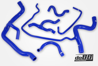 do88 SAAB 9-5 2.0T Turbo4/Turbo4 BioPower 10-11 Coolant Hoses Blue - DO88-KIT217B Photo - Primary