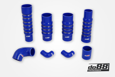 do88 00-02 Audi RS4 Quattro 2.7L BiTurbo (B5) Pressure Hoses - Blue - DO88-KIT224B Photo - Primary