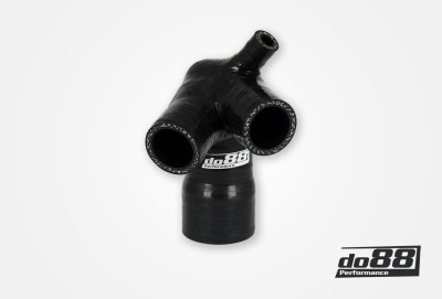 do88 Porsche 911 (996) Turbo Y-Hose Black - DO88-KIT244S Photo - Primary