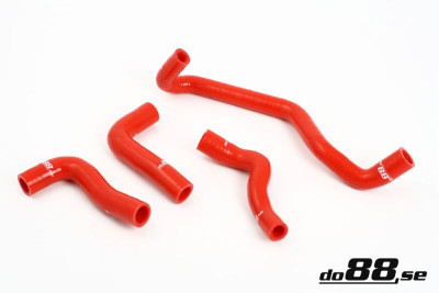 do88 Volvo C30/C70/S40/V50 Turbo 04-13 Heater Hoses Red - DO88-KIT39R Photo - Primary