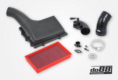 do88 VAG 1.8 2.0 TSI (MQB) V1 Intake System w/Inlet Pipe Black Hose Filter - LF-120-S-F-130 Photo - Primary