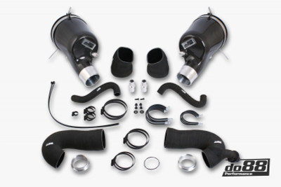 do88 Porsche 911 Carrera (992) Induction System 80mm Outlet w/Turbo Inlet Hoses - LF-160-ST-80-212 Photo - Primary