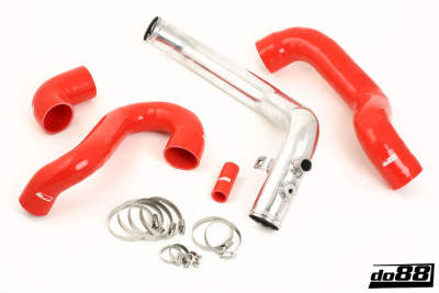 do88 SAAB 9-5 98-01 Pressure Pipe w/Red Hoses - PP-02R Photo - Primary