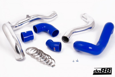 do88 SAAB 9-3 2.8T V6 06-11 Pressure Pipes w/Blue Hoses - TR-110B Photo - Primary