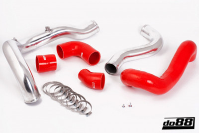 do88 SAAB 9-3 2.8T V6 06-11 Pressure Pipes w/Red Hoses - TR-110R Photo - Primary