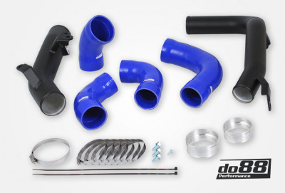 do88 Volvo S60 V60 XC60 V90 S90 XC90 SPA Pressure Pipes T8 Petrol do88 Intercooler Blue Hoses - TR-260-PT8-DO88-B Photo - Primary