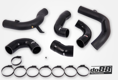 do88 VAG 2.0 TSI EA888 Gen4 (245hp) OEM Intercooler Pressure Pipes Black Hoses - TR-340-OE-2-S Photo - Primary