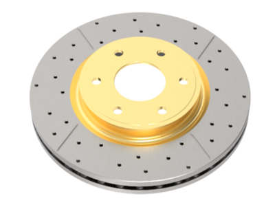 DBA 07-21 Ford Expedition Front Street Series Drilled & Slotted Rotor w/Gold Hat - DBA2790X User 1