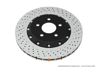 DBA 14-20 Audi A6 Front 5000 Series Drilled and Slotted Rotor w/Silver Hat - DBA52832SLVXD Photo - Primary