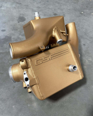 CSF 16-21 BMW M5 (F90) / 17-21 BMW M8 (F91/F92/F93) Twin Charge-Air-Cooler Set - Poly Gold Satin - 8178PGS User 1